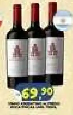 Bramil Supermercados Vinho tinto argentina oferta