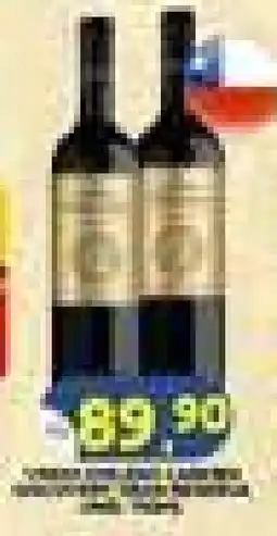 Bramil Supermercados Vinho tinto chileno oferta