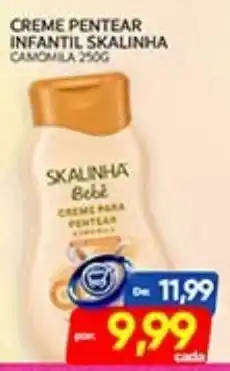 Novo Mix Creme pentear infantil skalinha camomila oferta