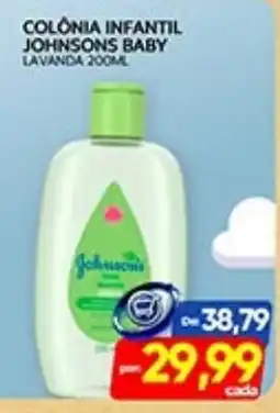 Novo Mix Colônia infantil johnsons baby lavanda oferta