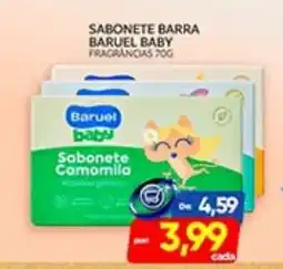 Novo Mix Sabonete barra baruel baby fragrancias 70g oferta