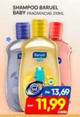 Novo Mix Shampoo baruel baby fragrâncias oferta