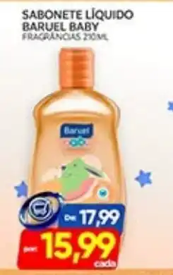 Sabonete líquido baruel baby fragrâncias