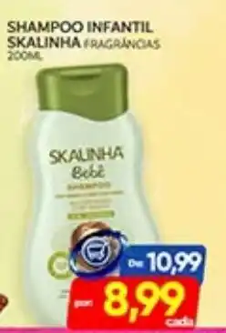 Novo Mix Shampoo infantil skalinha fragrâncias oferta