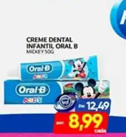 Novo Mix Creme dental infantil oral b mickey oferta