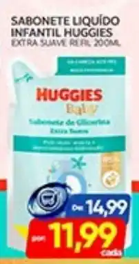 Novo Mix Sabonete líquido infantil huggies oferta