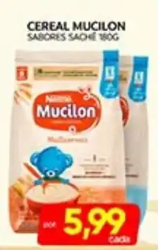 Novo Mix Cereal mucilon sabores sache 180g oferta