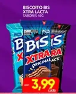 Novo Mix Biscoito bis xtra lacta oferta