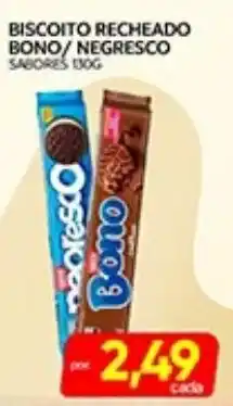 Novo Mix Biscoito recheado bono/negresco oferta