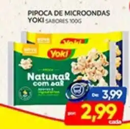 Novo Mix pipoca de microondas yoki sabores oferta
