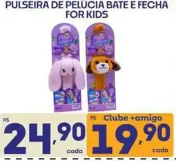 Supermercados Avenida Pulseira de pelucia bate e fecha for kids oferta