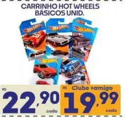 Supermercados Avenida Carrinho hot wheels básicos unid. oferta