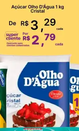 Super Lagoa Açúcar Olho D'Água Cristal oferta