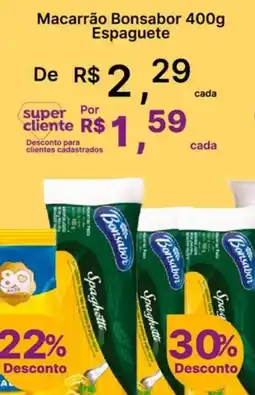 Super Lagoa Macarrão bonsabor espagueete oferta