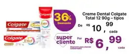 Super Lagoa Creme Dental Colgate Total oferta