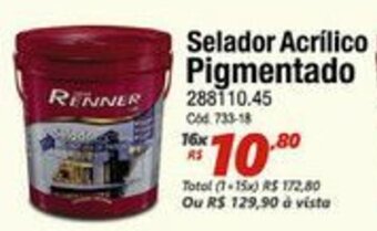Selador Acrilico Pigmentado