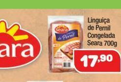 Costazul Supermercados Linguiça de pernil congelada seara 700g oferta