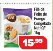 Costazul Supermercados Filé de peito de frango congelado nat iqf 1kg oferta