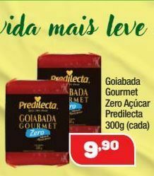 Goiabada gourmet zero açúcar predilecta 300g (cada)