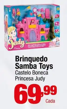 Santo Supermercados Brinquedo Samba Toys Castelo Boneca Princesa Judy oferta