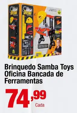 Santo Supermercados Brinquedo Samba Toys Oficina Bancada de Ferramentas oferta