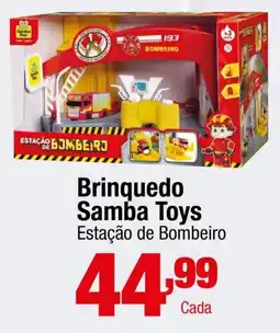 Santo Supermercados Brinquedo Samba Toys Estação de Bombeiro oferta