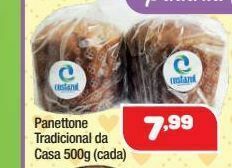 Costazul Supermercados Panettone tradicional da casa 500g (cada) oferta