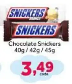 Shibata Supermercados Chocolate snickers oferta