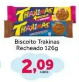 Biscoito Trakinhas Recheado
