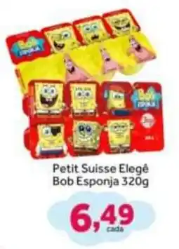 Shibata Supermercados Petit Suisse Elegê Bob Esponja oferta
