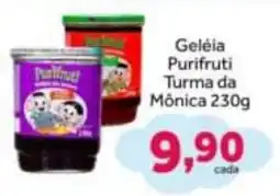 Shibata Supermercados Geléia Purifruti Turma da Mônica oferta