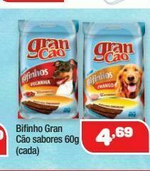 Costazul Supermercados Bifinho gran cão sabores 60g (cada) oferta