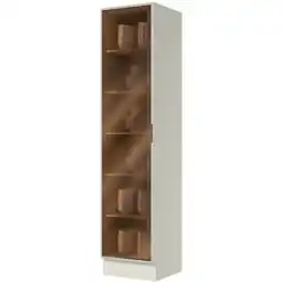 Benoit Cristaleira Henn C666-133 MDF com 1 Porta de Vidro 221 x 50 x 51cm oferta