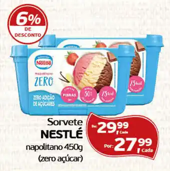 Sorvete nestlé napolitano