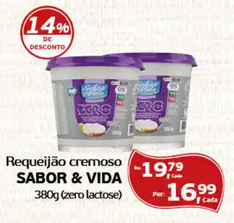 Requeijão cremoso sabor & vida
