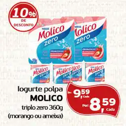 Cometa Supermercados logurte polpa molico oferta