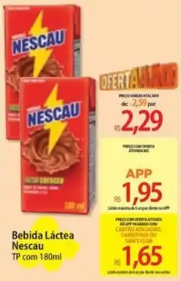 Atacadão Bebida Láctea Nescau oferta