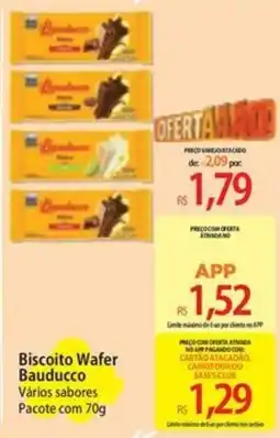 Atacadão Biscoito Wafer Bauducco Vários sabores oferta