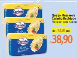Atacadão Queijo mussarela carinho resfriado oferta