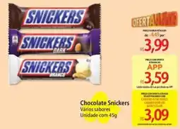 Atacadão Chocolate Snickers Vários sabores oferta
