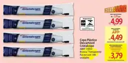 Atacadão Copo Plástico Descartável Cristalcopo oferta