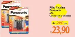 Atacadão Pilha Alcalina Panasonic AAA oferta