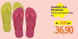 Atacadão Sandália slim havaianas oferta