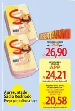 Atacadão Apresuntado Sadia Resfriado oferta