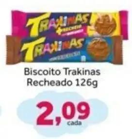 Biscoito Trakinhas Recheado
