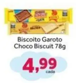 Shibata Supermercados Biscoito Garoto Choco Biscuit oferta
