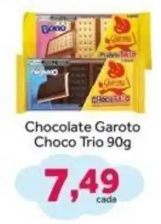 Shibata Supermercados Chocolate Garoto Choco Trio oferta