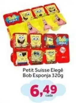 Shibata Supermercados Petit Suisse Elegê Bob Esponja oferta