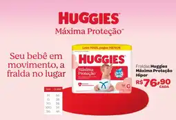 Shibata Supermercados Fraldas Huggies Máxima Proteção Hiper oferta