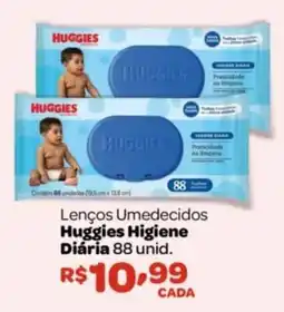 Shibata Supermercados Lenços Umedecidos Huggies Higiene Diária oferta